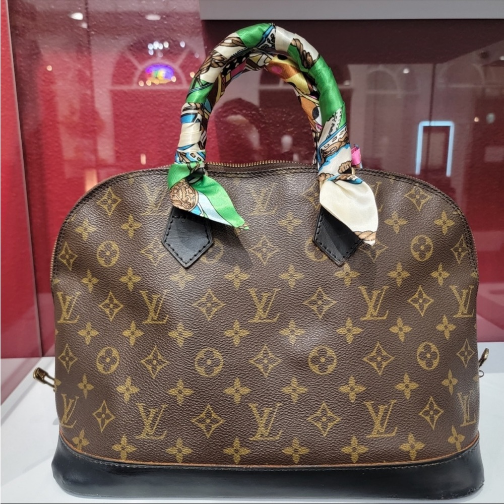 Louis Vuitton Alma PM Black Vachetta Handbag